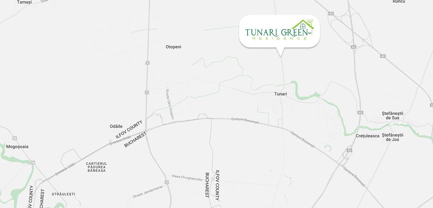 Locatie Tunari Green Residence